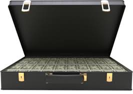 suitcase of cash